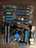 MSI B85-G43 Moederbord, i5-4460, 16GB DDR3, Computers en Software, Moederborden, Ophalen of Verzenden, Gebruikt, DDR3