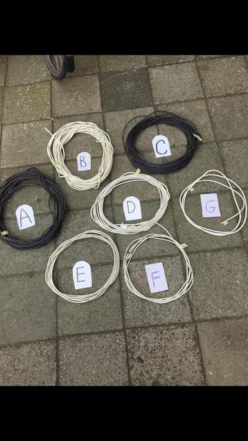 Diverse coax kabel,coaxkabel,antennekabel,antenne kabel beschikbaar voor biedingen