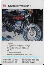 M126 motorkaartje kawasaki 400 mach ll ( 8b ), Ophalen of Verzenden, Zo goed als nieuw, Motoren