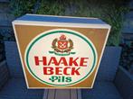 haake beck pils lichtbak reclamebord, Ophalen, Gebruikt