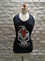 Halter top rige hardwear maat 36, Verzenden, Zwart, Merkloos, Zo goed als nieuw