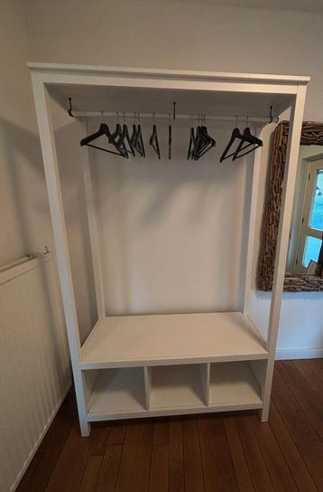 IKEA HEMNES open kledingkast – wit (120x50x197 cm) beschikbaar voor biedingen