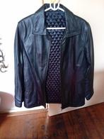Korte zwarte leren jas van Leatherstyle, Zwart, Maat 42/44 (L), Leatherstyle, Ophalen of Verzenden