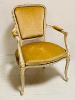 Set van twee Vintage antieke Louis XV stoelen fauteuils, Antiek en Kunst, Ophalen of Verzenden