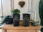Te koop: budha bloempotten, Huis en Inrichting, Ophalen of Verzenden, Zo goed als nieuw