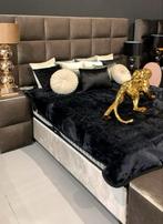 Nieuwe Boxspring - In verpakking! (Eric Kuster stijl), Huis en Inrichting, Ophalen, Beige, 180 cm, 200 cm