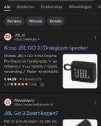 JBL GO 3, Ophalen, Gebruikt, JBL, Overige typen