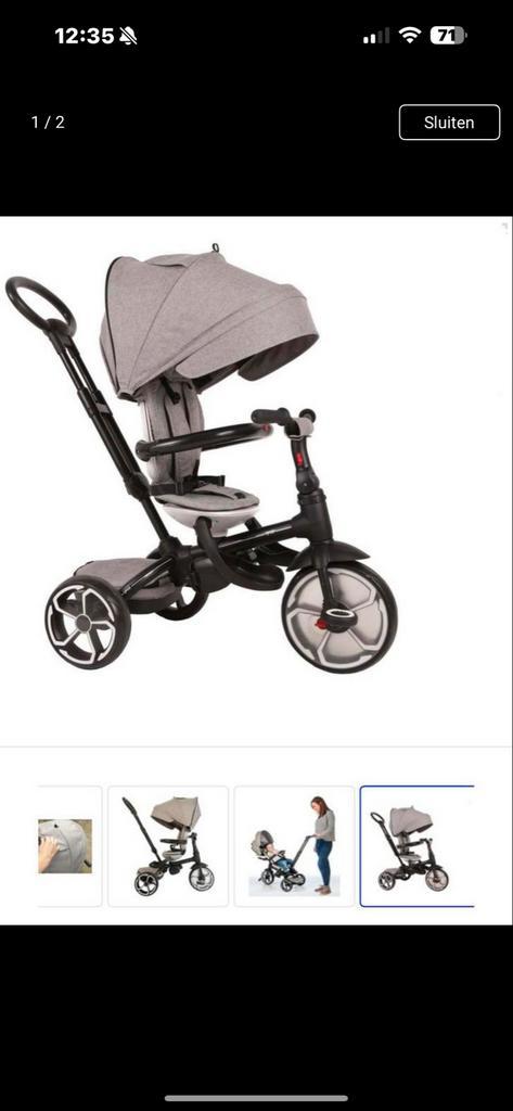 Qplay driewieler, Kinderen en Baby's, Speelgoed | Buiten | Voertuigen en Loopfietsen, Gebruikt, Duwvoertuig, Ophalen