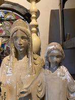 Art deco heilig beeld Marie met kindje Jezus, Ophalen