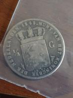 Halve gulden 1848, zilver (4), Postzegels en Munten, Munten | Nederland, Zilver, Ophalen of Verzenden