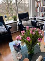 2 Leren Fauteuils, Huis en Inrichting, Ophalen of Verzenden, Gebruikt, Leer, 75 tot 100 cm
