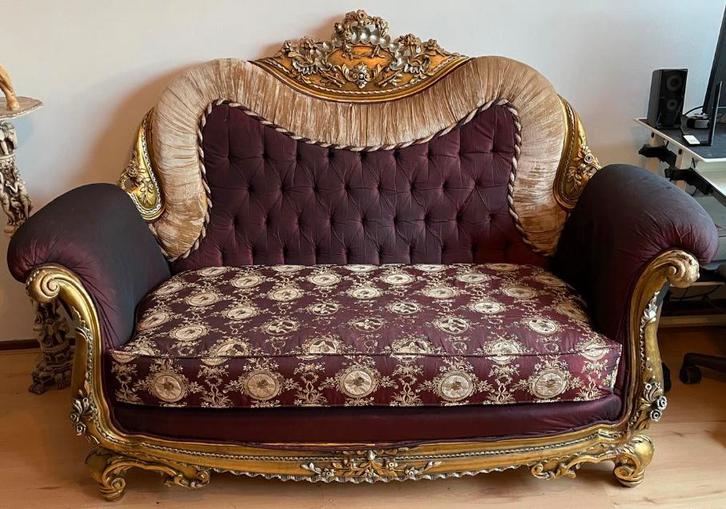 Bank barok Louis xv style, Antiek en Kunst, Antiek | Meubels | Stoelen en Banken, Ophalen