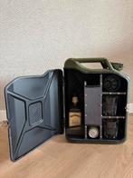 Jerrycan minibar groen – draagbare drankkast / mancave bar, Ophalen of Verzenden, Zo goed als nieuw