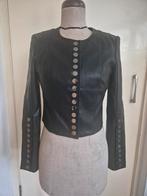Drole de copine zwart nep leren jasje, Ophalen of Verzenden, Zo goed als nieuw, Maat 36 (S), Zwart