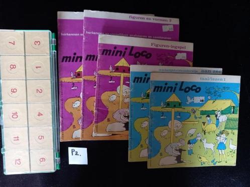 mini loco P2 5 oude boekjes jr 70 incl doos -taal lezen 1 -w, Kinderen en Baby's, Speelgoed | Educatief en Creatief, Zo goed als nieuw