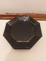 Alleen ophalen Zwarte achthoekige borden 18cm arcoroc Octime, Huis en Inrichting, Ophalen, Bord(en), Overige stijlen, Glas