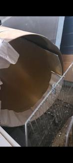 HPL Formica fineer Goud en zwart stone platen., Ophalen, Nieuw, HPL