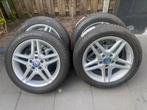 Tekoop 17inch Mercedes C klasse w205 velgen +winterbanden, Auto-onderdelen, Velg(en), 17 inch, 225 mm, Winterbanden