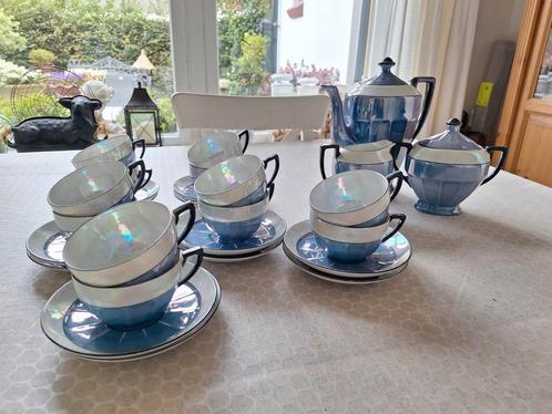 Antiek Victoria China theeservies, 1920-1930, Antiek en Kunst, Antiek | Porselein, Ophalen of Verzenden