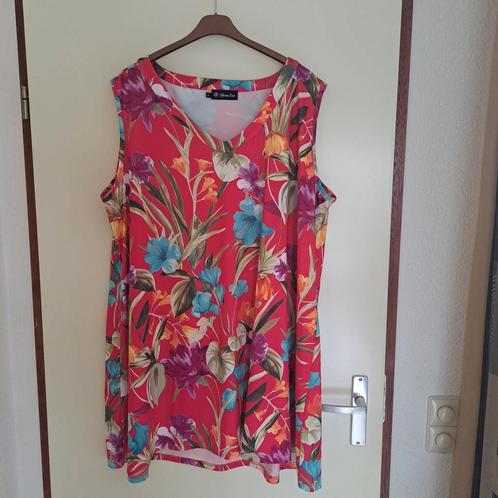 2) zomerse tuniek merk chris size mt 5, Kleding | Dames, Grote Maten, Zo goed als nieuw, Blouse of Tuniek, Roze, Ophalen of Verzenden