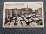 ansicht den bosch marktdag met stadhuis op den achtergrond, Verzenden, 1920 tot 1940, Ongelopen, Noord-Brabant