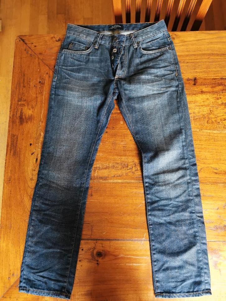 Natural Selection blauwe Spijkerbroek met rechte pijpen., Kleding | Dames, Spijkerbroeken en Jeans, Zo goed als nieuw, W30 - W32 (confectie 38/40)