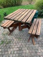 Staan tafel moet opgeknapt worden., Tuin en Terras, Picknicktafels, Ophalen, Gebruikt, Vierkant, Hout