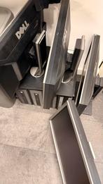 4x HP Elitedesk + 4 Dell Monitoren, Computers en Software, Monitoren, Gebruikt, In hoogte verstelbaar, Full HD, Ophalen of Verzenden