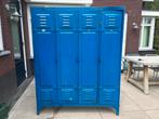 Vintage industriële oude lockerkast locker, Huis en Inrichting, Kasten | Lockerkasten, Ophalen, Gebruikt