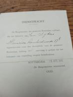 vrijstelling dienstplicht 1, Nederland, Boek of Tijdschrift, Ophalen of Verzenden, Landmacht