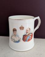 Royal Doulton King Edward VII Coronation Mug – 1902, Ophalen of Verzenden, Gebruikt, Kaart, Foto of Prent