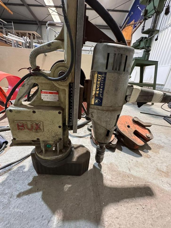 BUX magneet kernboormachine, Doe-het-zelf en Verbouw, Gereedschap | Boormachines, Gebruikt, Ophalen