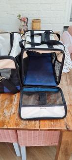 Transport box/tas hond/kat 2 stuks €30., Dieren en Toebehoren, Ophalen of Verzenden, Zo goed als nieuw