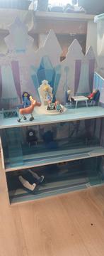 Frozen Kasteel - Gebruikt, mist poppetjes, Kinderen en Baby's, Speelgoed | Poppenhuizen, Ophalen of Verzenden