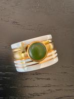 Zilver Ceramic IXXXI ring mt. 21 H12, Sieraden, Tassen en Uiterlijk, Ringen, 20 of groter, Ophalen of Verzenden, Zo goed als nieuw