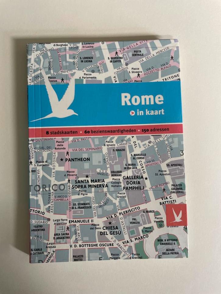 Rome in Kaart - Reisgids, Boeken, Reisgidsen, Zo goed als nieuw, Reisgids of -boek, Europa, Overige merken, Ophalen of Verzenden