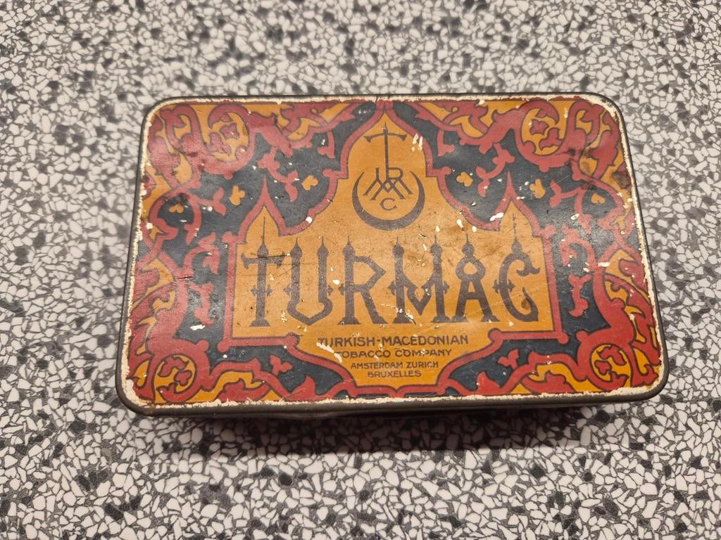 Turmag sigaretten doosje, Verzamelen, Blikken, Ophalen of Verzenden, Overige
