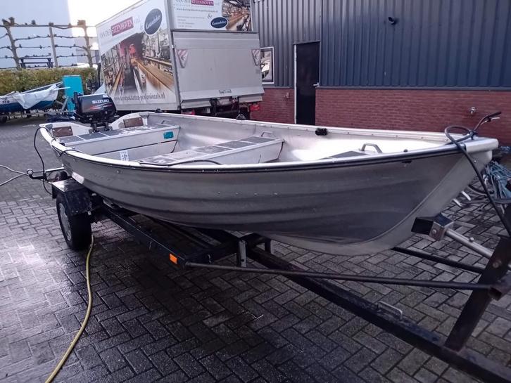 Linder Fishing 440 Aluminium Visboot, Sport en Fitness, Overige Sport en Fitness, Ophalen of Verzenden