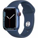 Apple Watch series 7 45mm GPS + cellular blauw, Sieraden, Tassen en Uiterlijk, Smartwatches, Apple Watch ⌚️, Blauw, IOS, Ophalen of Verzenden