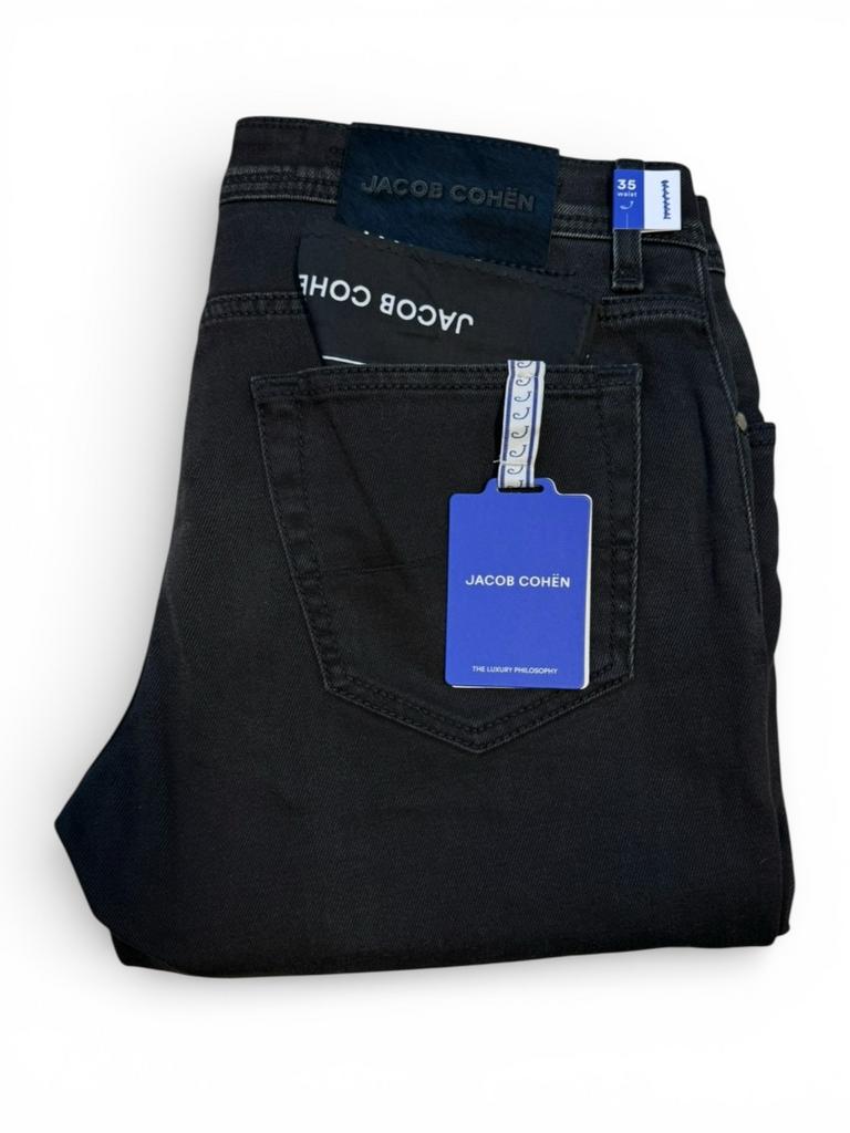 Luxe Jacob Cohen jeans 35 Nick fit 622 zwart NIEUW, Verzenden, Nieuw, Zwart, Overige jeansmaten
