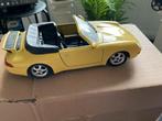 Gele Modelauto - Porsche 911 Cabriolet, Ophalen, Gebruikt, Auto, Overige merken
