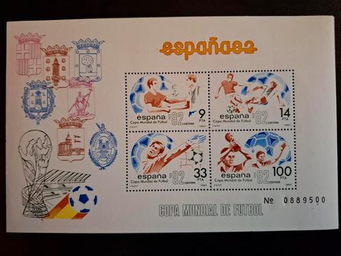 Spanje 1982 WK voetbal Spanje 01, Postzegels en Munten, Postzegels | Europa | Spanje, Postfris, Ophalen of Verzenden