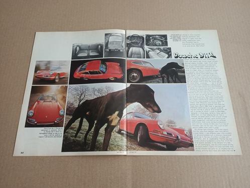 Test (uit oud tijdschrift) Porsche 911(1968), Verzamelen, Automerken, Motoren en Formule 1, Gebruikt, Auto's, Verzenden