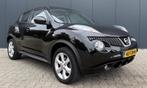Nissan Juke 1.6 Acenta Eco Airco Cruise 133000 Km NAP, Voorwielaandrijving, Euro 5, Stof, Zwart