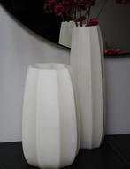 GEZOCHT Witte Design Vaas - Modern en Stijlvol, Huis en Inrichting, Woonaccessoires | Vazen, Kunststof, 50 tot 75 cm, Wit, Ophalen of Verzenden