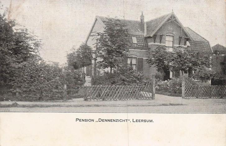 AY918 Leersum Pension Dennenzicht 1911, Verzamelen, Ansichtkaarten | Nederland, Gelopen, Utrecht, Voor 1920, Verzenden