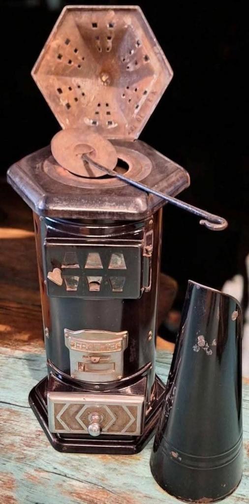 Brocante potkachel, houkachel, kolenkachel, allesbrander🔥, Huis en Inrichting, Kachels, Gebruikt, Vrijstaand, Overige soorten