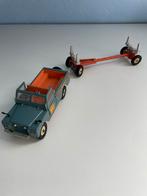 Vintage Land Rover Set - Speelgoedauto met Aanhanger, Ophalen of Verzenden, Gebruikt