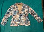 Enjoy jasje met bloemenprint maatXL, Kleding | Dames, Jasjes, Kostuums en Pakken, Overige kleuren, Maat 46/48 (XL) of groter, Ophalen of Verzenden