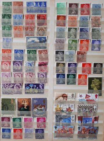 Verzameling Postzegels Verenigd Koninkrijk (UK). beschikbaar voor biedingen